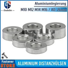 M10-M16 Aluminium Stand Off Collar Bush OD 26mm Round Spacer bushing Bonnet
