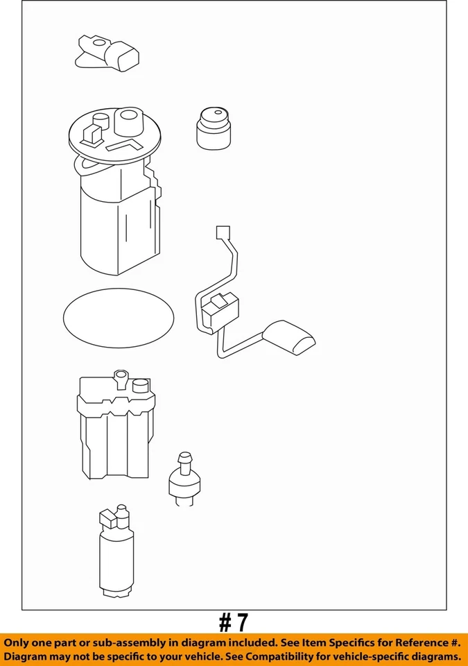 Used Fuel Pump fits: 2013 Kia Soul Pump Assembly tank mounted 1.6 Grade A Foto 4 de 4