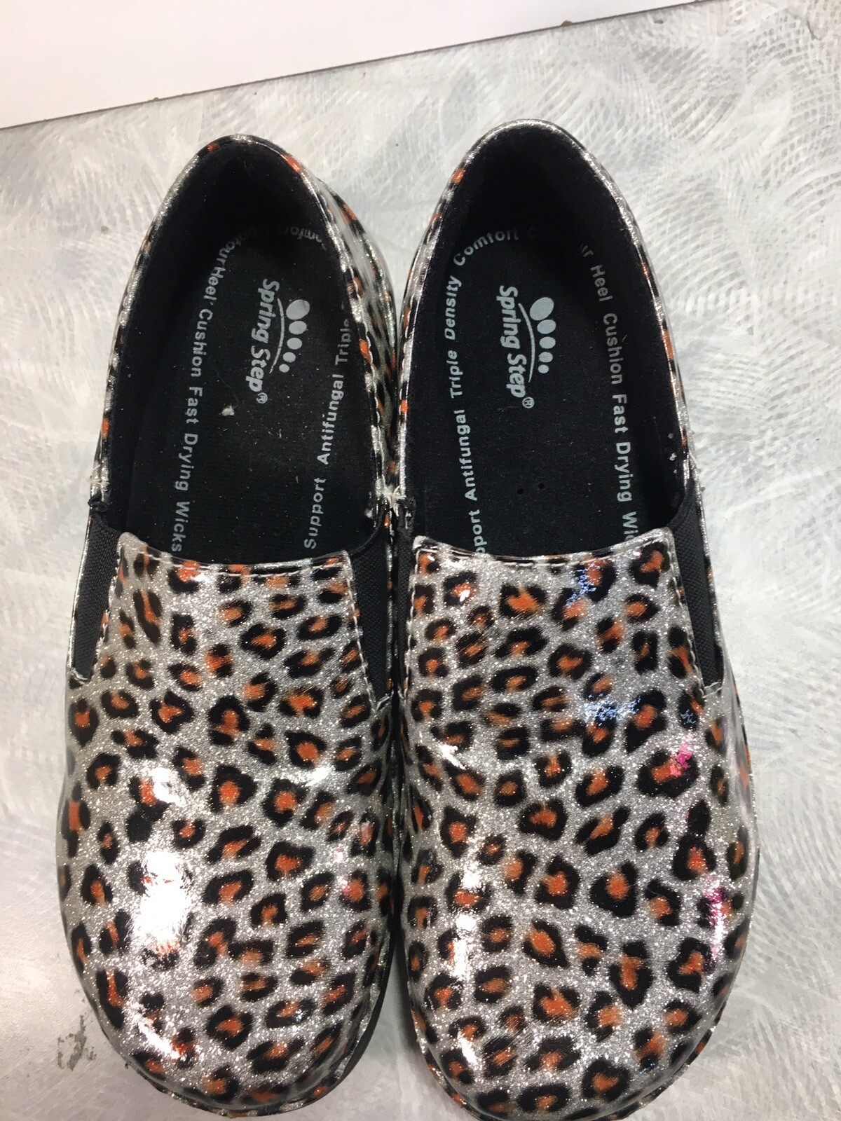 spring step professionals Glitter Leopard Print S… - image 6