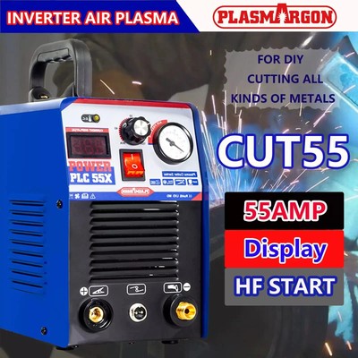 Plasmaschneider HF DC 55A Inverter 230V Cutting Machine 1/2 Inch Clean Cut