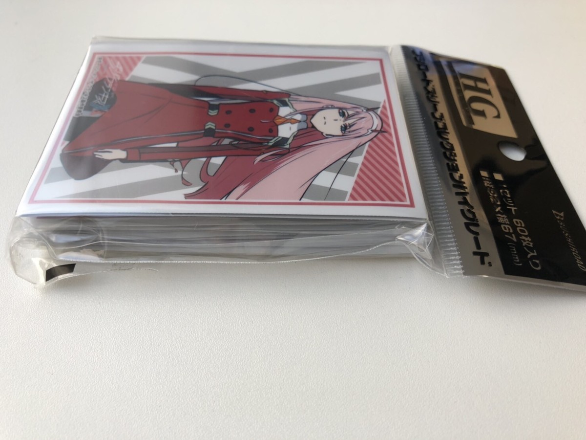 DARLING IN THE FRANXX Zero Two code 002 trading card sleeve 60 set anime TCG DARLING IN THE FRANXX Zero Two code 002 trading card sleeve 60 set anime TCG
