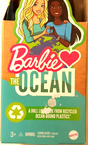 Barbie Loves The Ocean Beach-Themed Doll 11.5" Curvy Recycled Plastic - New - Picture 3 of 7