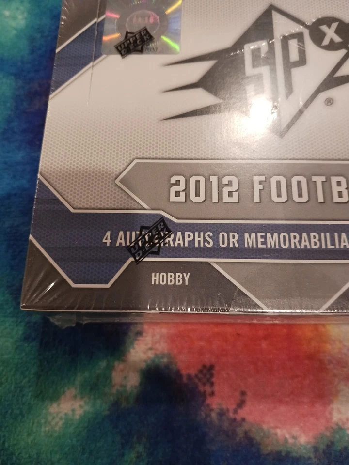 2012 SPx Factory Sealed Football Hobby Box 4 HITS Russell Wilson New Vintage - Image 2 of 4