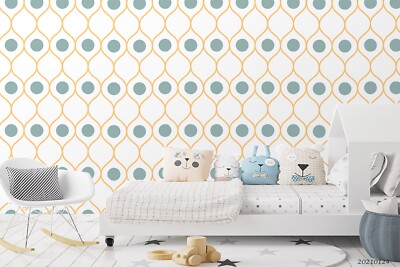 3D Dots Geometry Pattern Wallpaper Wall Murals Removable Wallpaper 7