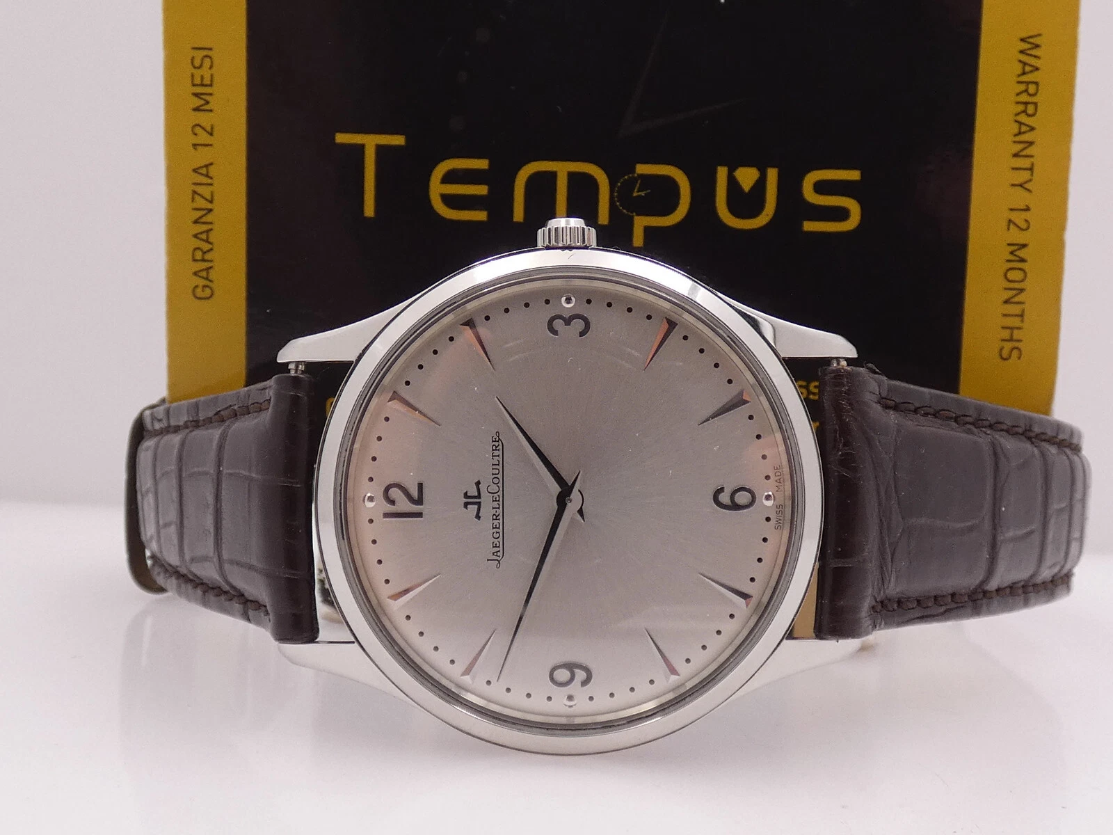 Jaeger LeCoultre — JAEGER LECOULTRE MASTER ULTRA THIN 172.8.79.S STEEL MANUAL MEN'S WATCH