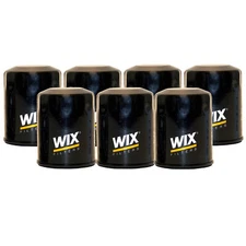 Wix Set of 7 Engine Motor Oil Filters For Ford Kia Mazda Polaris L4