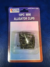 Package of 10 Mini Alligator Clips