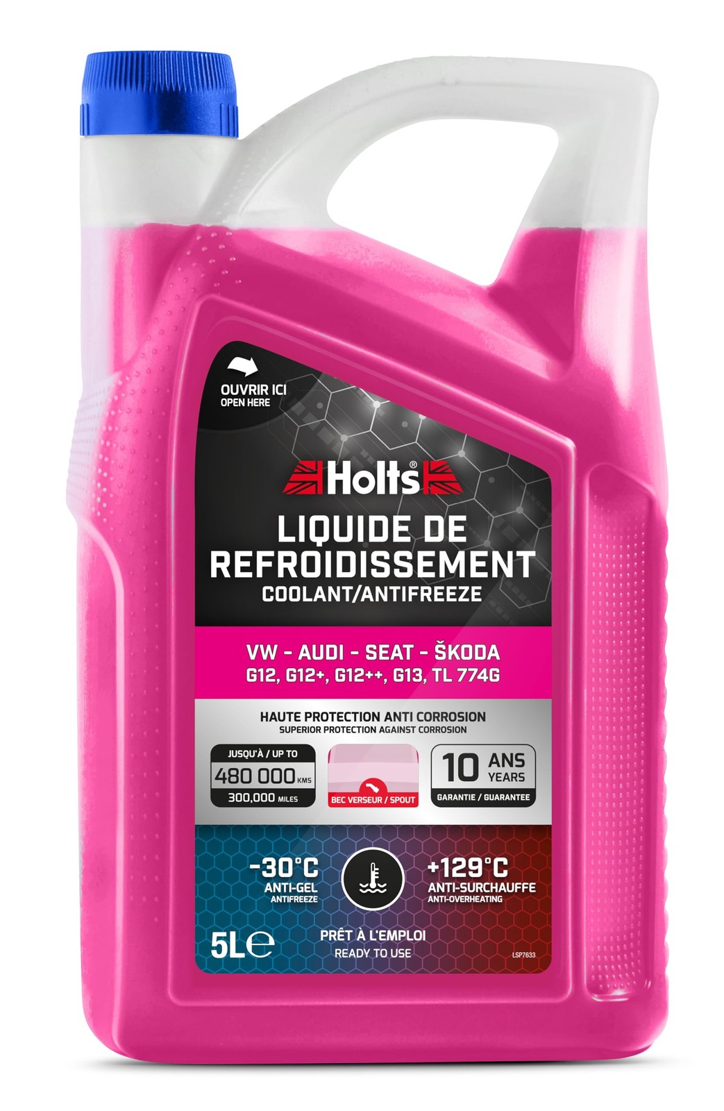 Holts HAFR0006B Antifreeze Coolant for VW, Audi, Seat, Skoda G12/G12+/G12++/G13… - Image 5