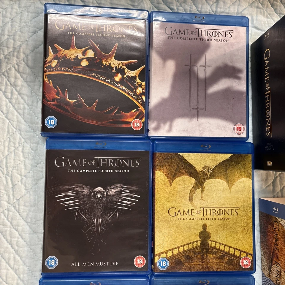 Game of Thrones Blu-Ray The Complete Seasons 1-6   - Disc Set Dolby Foto 2 de 4
