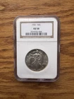 1941 50C Walking Liberty Half Dollar NGC AU 58  Natural Toning