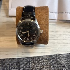 Hamilton Khaki Field Men's Black Watch - 38mm, Lightly Used With Box