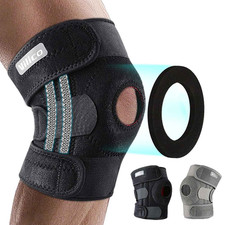 Knee Brace w/ Side Stabilizers Adjustable Breathable Nylon Support