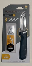 Outdoor Edge Razor SX5 Folding Knife 3  Replaceable Blades Handle Linerlock NEW