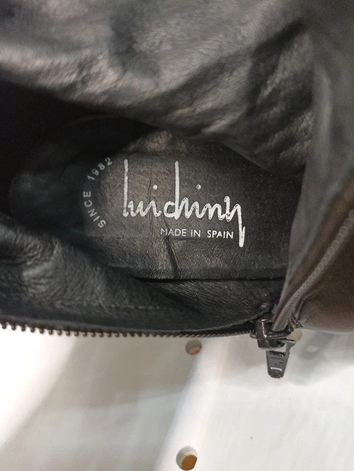 luichiny Espanha marrom COURO JOELHO BOTAS ALTAS 39 EU - Imagem 2 de 4