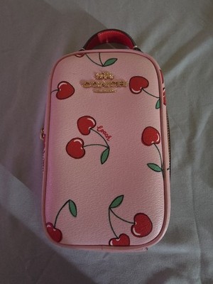 Coach Limited Edition Cherry Print Phone/Camera Bag