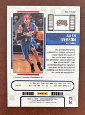 Allen Iverson Basketball Serial Numbered Sports Trading Cards