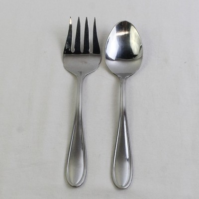 Los Von 2 Hampton Silversmiths Erin (Edelstahl) Besteck Servierlöffel Und Gabel