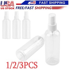 1 5PCS 30ml/60ml Travel Spray Bottle Plastic Transparent Perfume Empty Atomizer