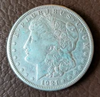 1921 S Morgan Silver Dollar