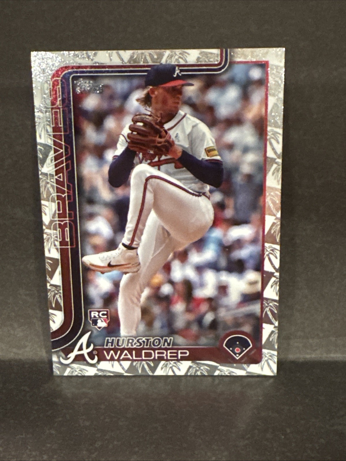 2025 Topps Baseball Cactus Spring Training Foil # 253 Hurston Waldrep RC