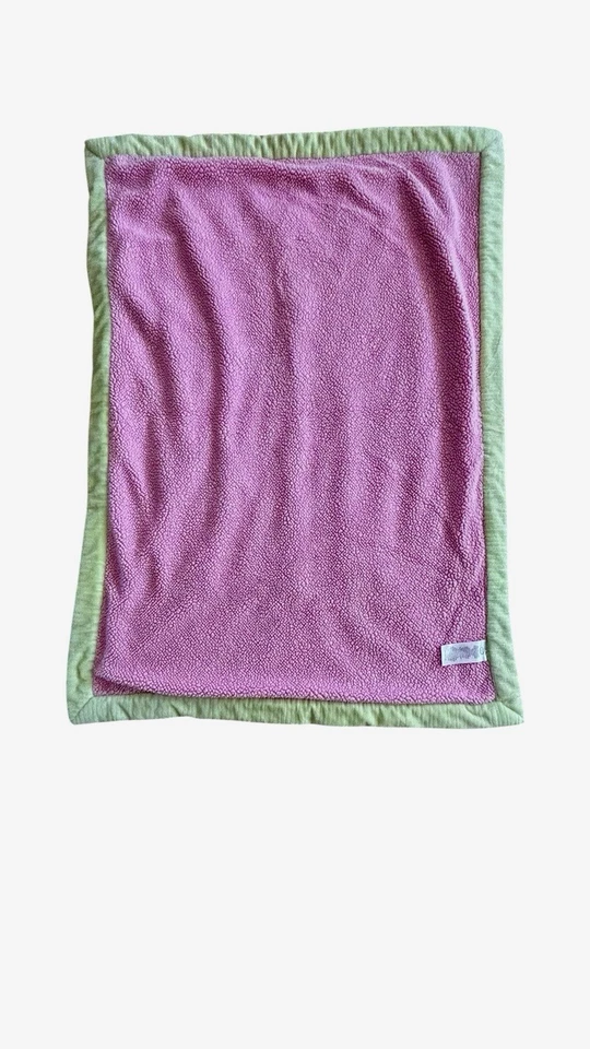 Rare Koala Baby Blanket Sherpa Pink Green Purple Butterfly Bee Toys R Us - Image 2 of 4
