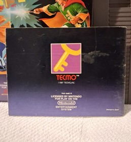 Solomon's Key Complete Nintendo Nes Game CIB Poster Very Good Condition 