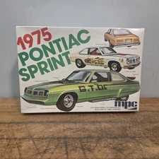 VERY RARE Vintage  1975 Pontiac Sprint 1/25 MCP Model Kit FACTORY SEALED