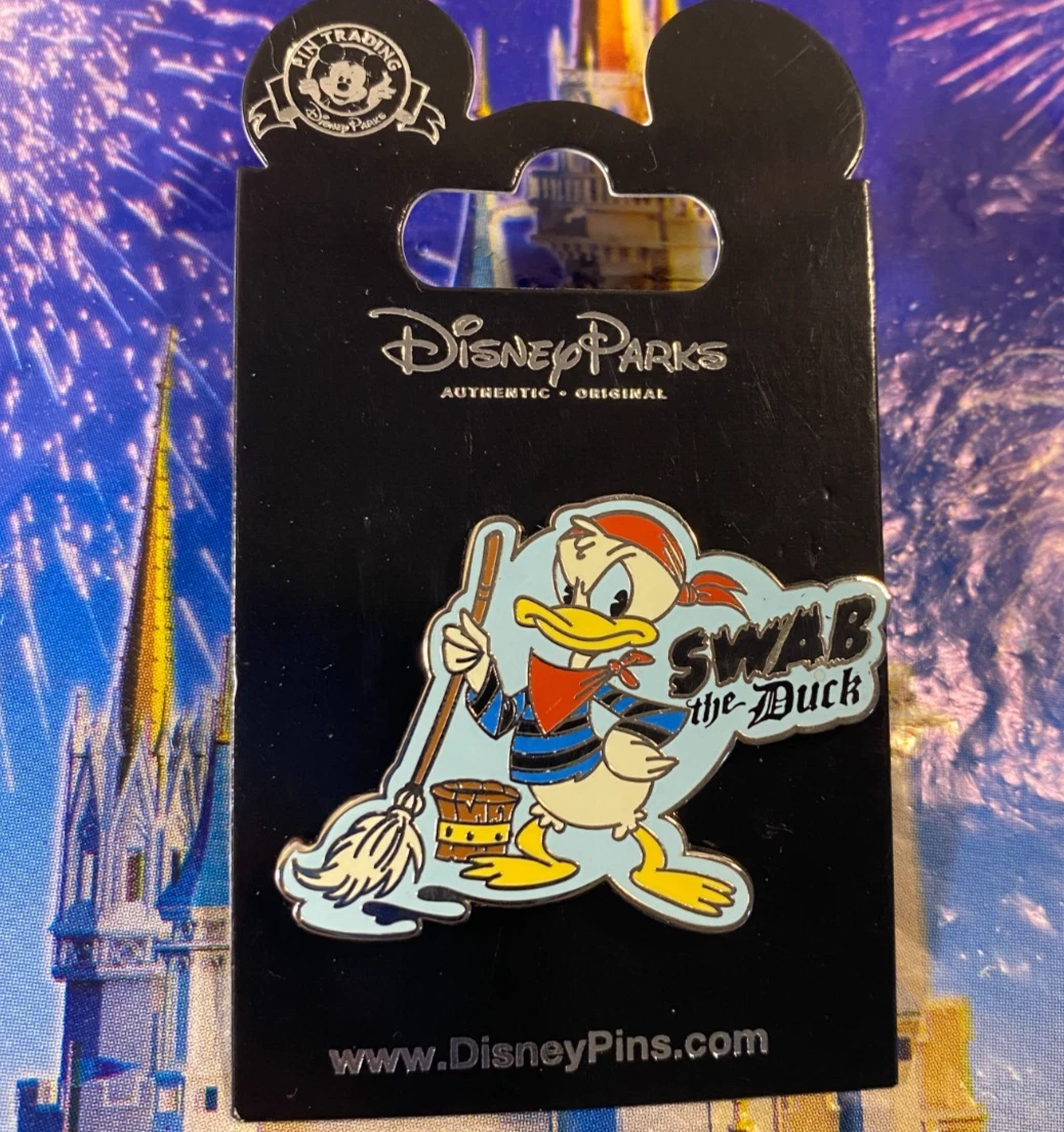 🏴‍☠️ 2016 Disney Donald Duck Pirate Swab the Duck Pin Pirates of the Caribbean