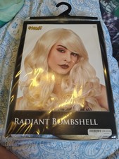 Blonde Wig Costume Messy, Shoulder Length