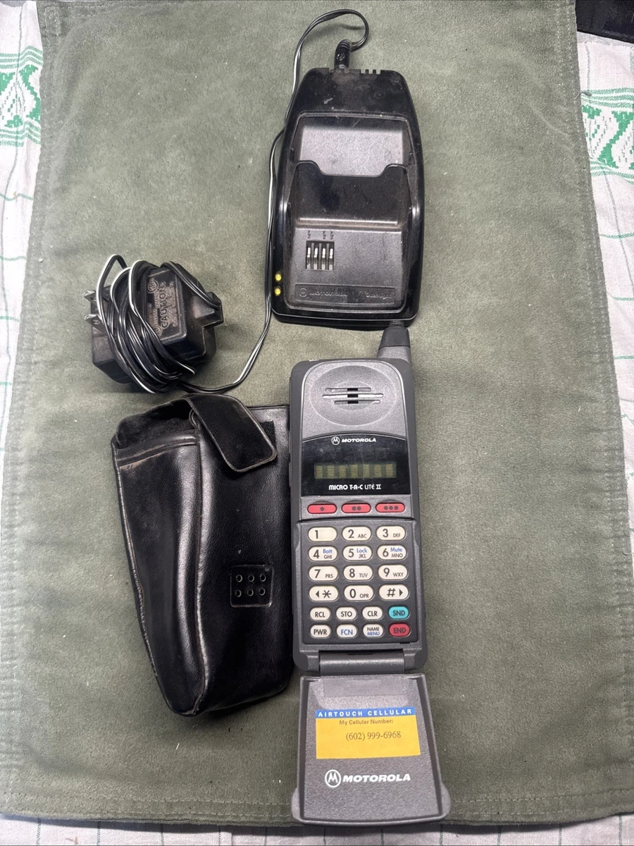 奇跡の1セット モトローラ micro tac Elite ビンテージ Vintage Motorola MicroTAC Elite With Charging Deck For Parts | eBay