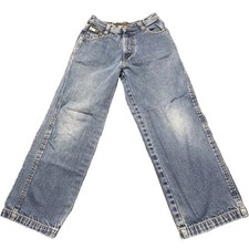 Southpole Jeans Size 10 Kids Blue Baggy Fit Wide Leg Y2K Hip Hop 00s Skater