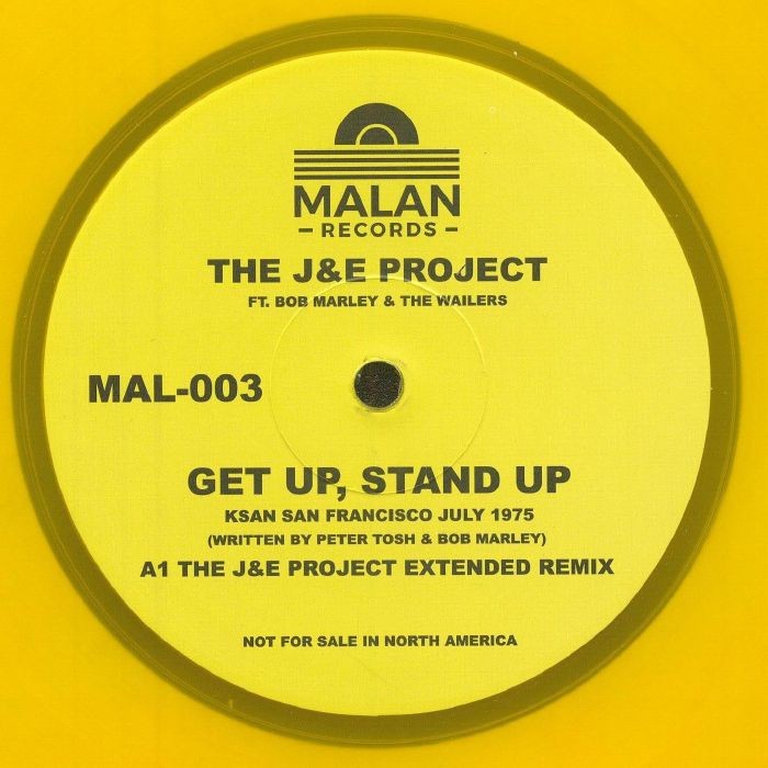 J&E PROJECT/BOB MARLEY & THE WAILERS - Get Up Stand Up - yellow vinyl 12"" - Image 5