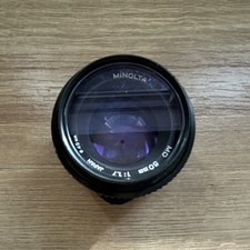 Minolta MD 50mm f/1.7 Manual Focus Standard Lens Minolta MD Mount 49mm Metal