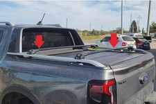 Barre Cassone per Ford Ranger Wildtrak 2022–2025 Nero Alluminio 2PCS – Montaggio