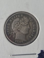 1897 Barber Dime High Grade