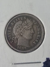 1897 Barber Dime High Grade