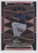 2020 Panini Chronicles Obsidian Electric Etch Red 22/25 Bryan Abreu #11 0c6