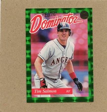 1993 Donruss Elite Dominators Tim Salmon #7 0832/5000.....MINTY.....LOOK