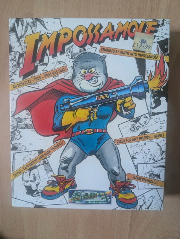 Impossamole Gremlin Atari St Good Condition