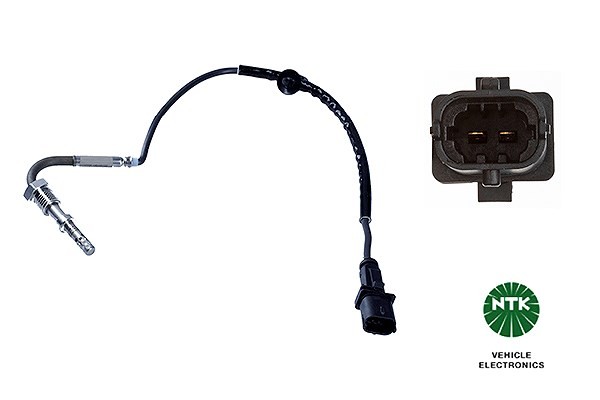 NTK Sensor, Abgastemperatur Katalysator, Nach, RußPartikelfilter, Vor-image