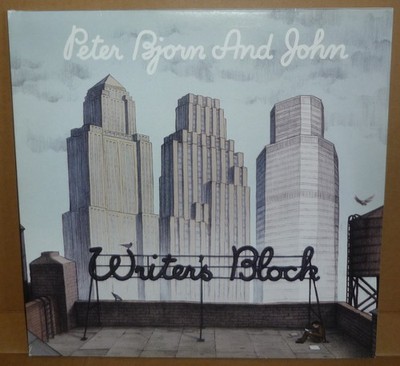 PETER BJORN And JOHN Writer's Block 2LP WICHITA 2007 EU re+inners+white