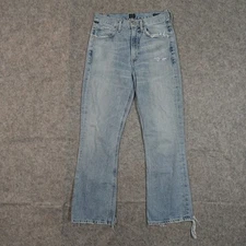 Citizens of Humanity Jeans 25x25 Estella High Rise Ankle Flare Denim Destressed