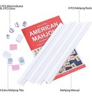 MINI Gustaria American Mahjong Travel Size Set 166 Tiles w/ 4 Racks, Dice, Bag — photo 3
