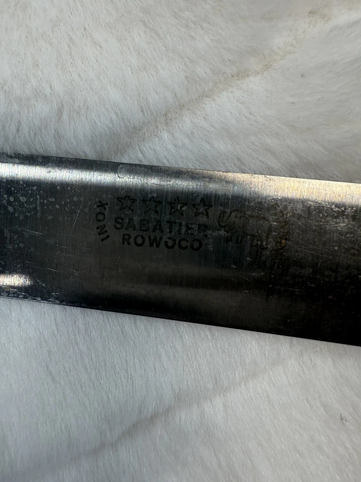 Cuchillo espátula elefante Sabatier vintage Francia acero inoxidable ROWOCO 5 estrellas Foto 3 de 4