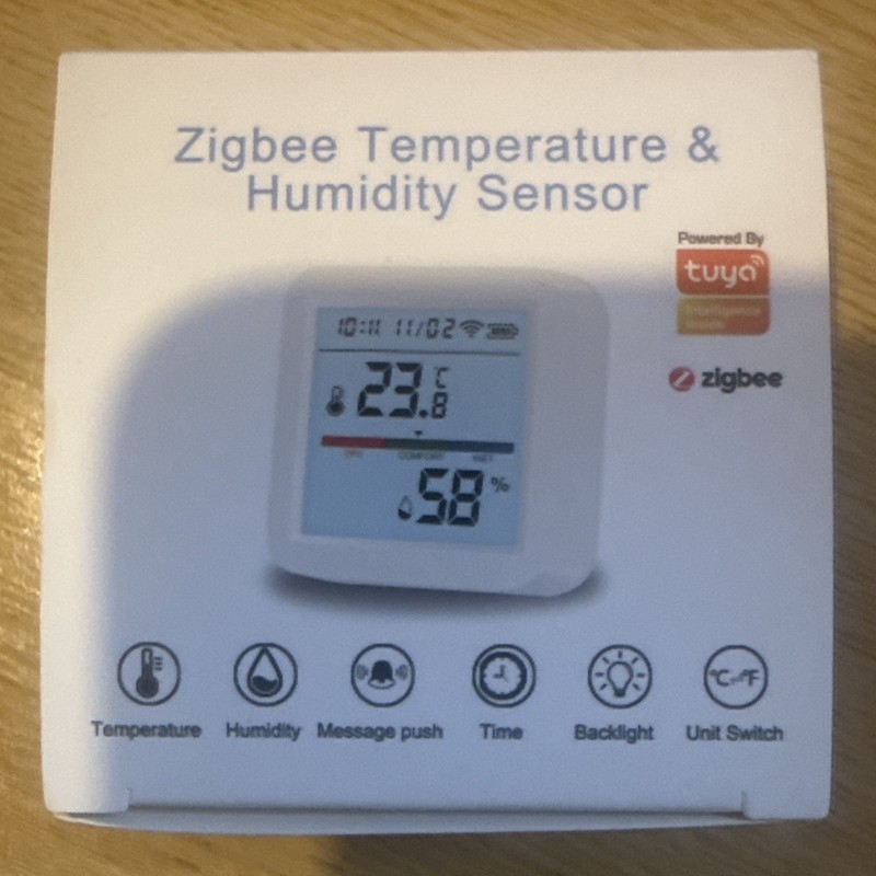 Tuya Wifi/Zigbee Temperature Humidity Sensor Hygrometer Thermometer Smart Home B