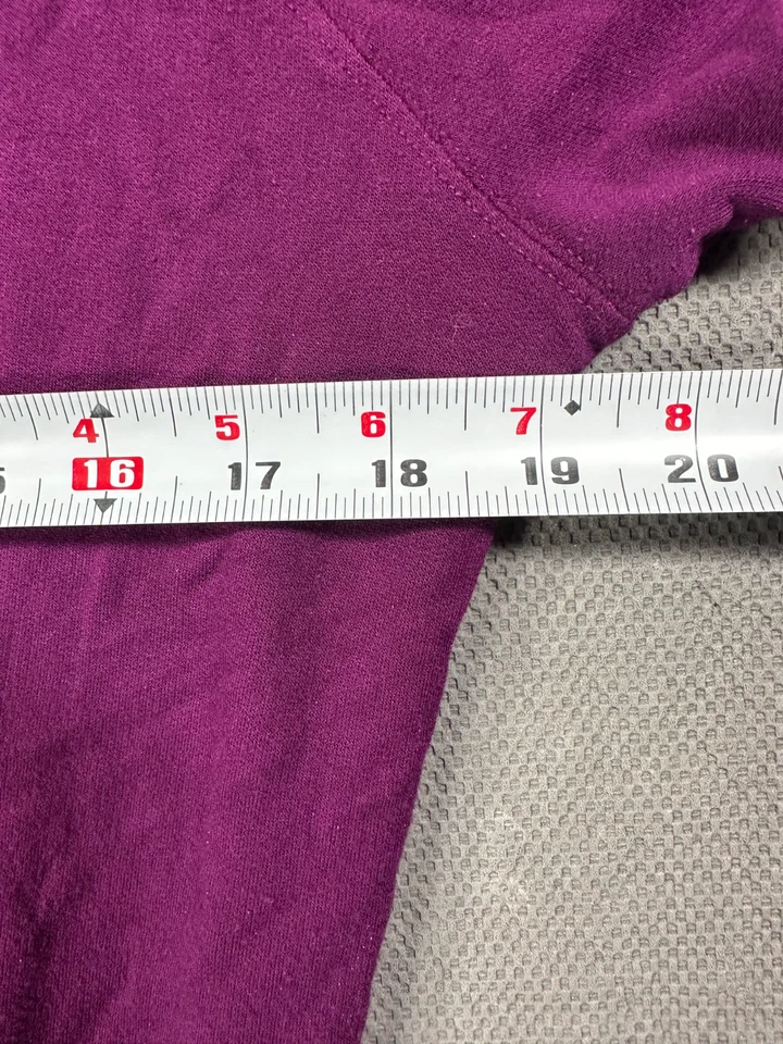 Suéter Athleta Mujer Grande Púrpura Manga Larga Atlético Gimnasio Damas Foto 4 de 4