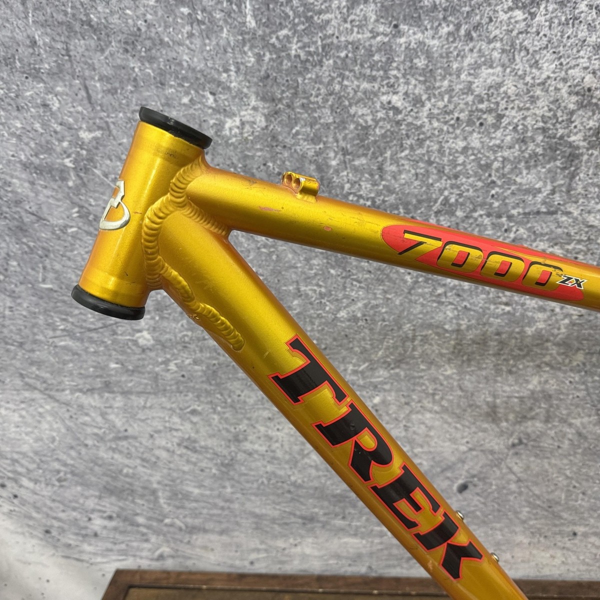 Vintage Trek 7000 ZX Mountain Bike Frame 18 Alpha ZX Aluminum Gold
