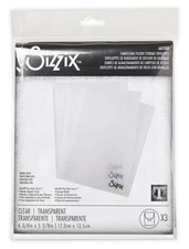 Sizzix Plastic Storage Envelopes 3/Pkg By Tim Holtz-For Embossing Folders
