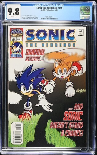 Sonic the Hedgehog #145 2005 Archie Publications CGC 9.8 024