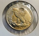 1943 Walking Liberty Half Dollar Colored Damage on Reverse — photo 3